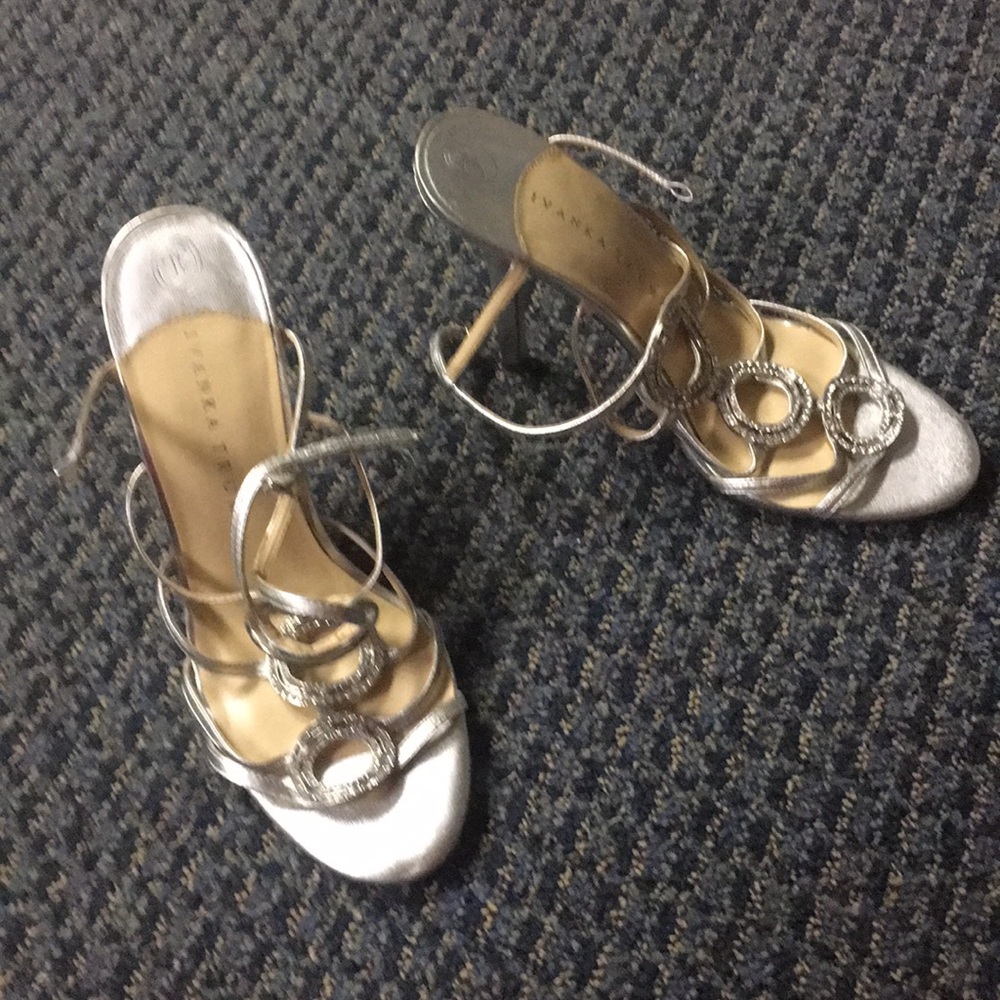 Silver shoes